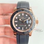 NOOB F Rolex YachtMaster Rose Gold Case Swiss 2836 40mm Watch 